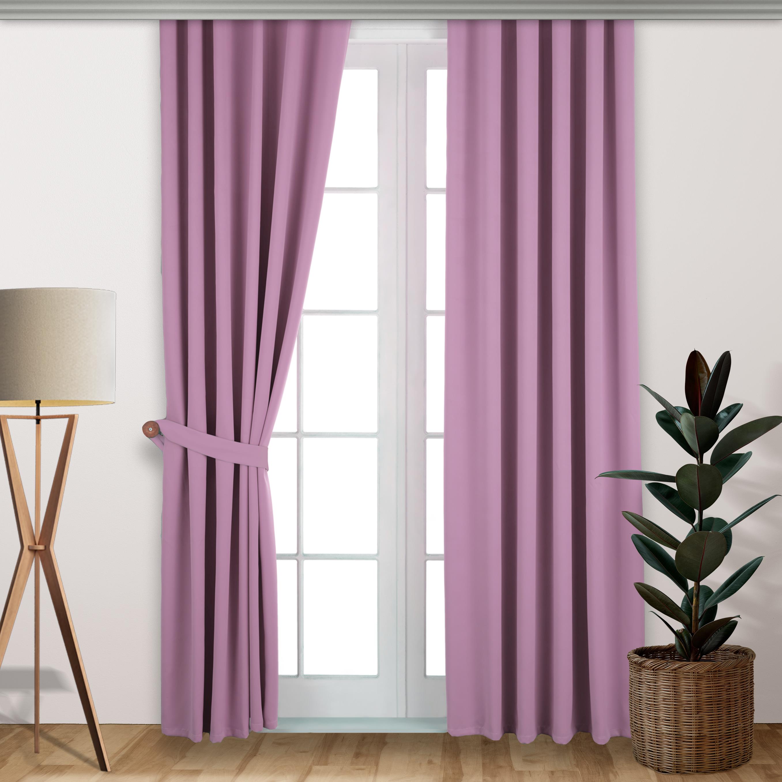 Vagonik Blackout Fon Perde 150 x 230 cm Açık Mor