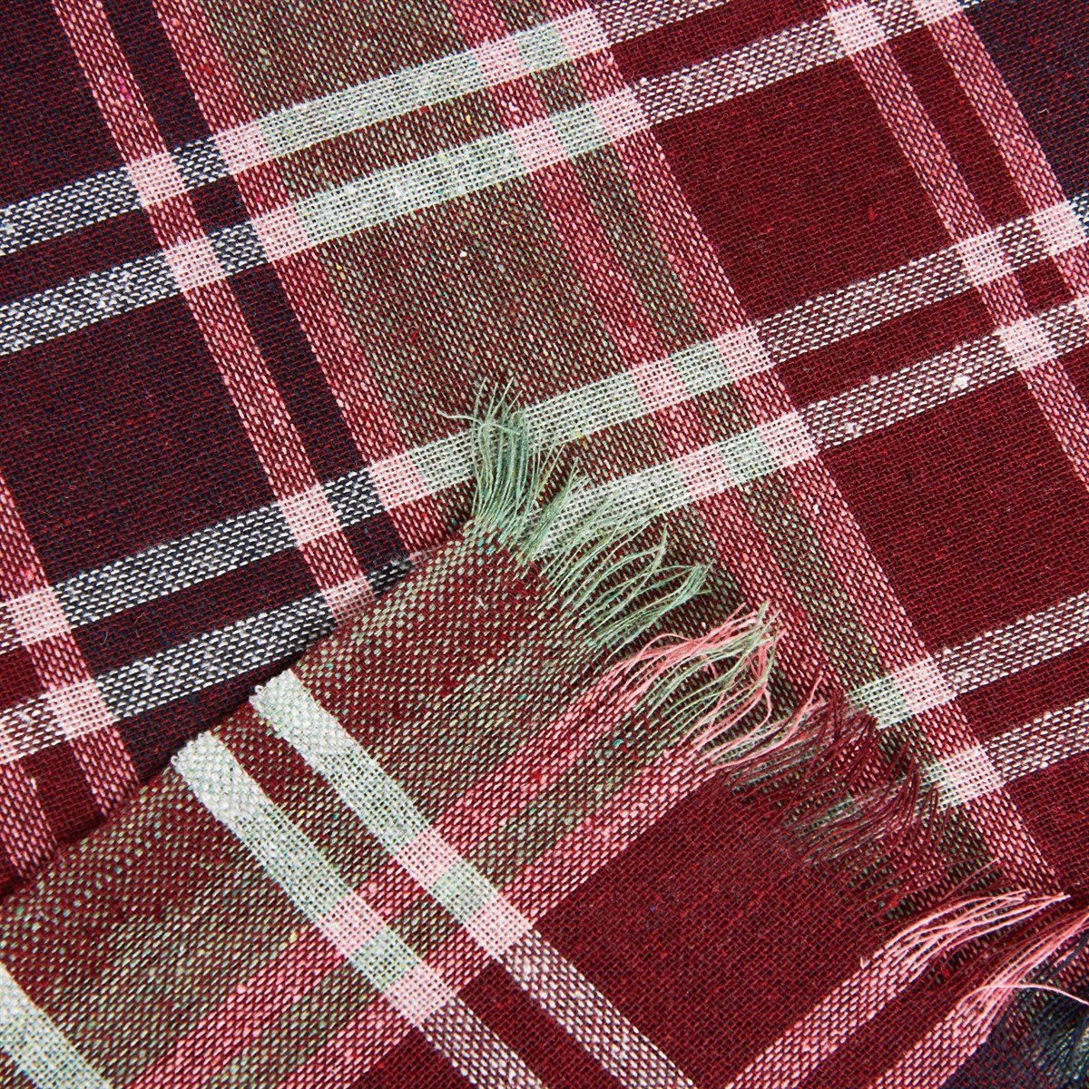 Vagonik Çok Amaçlı Sofra Bezi & Piknik Örtüsü & Masa Örtüsü Ekose Pötikare Desenli140x140 Cm