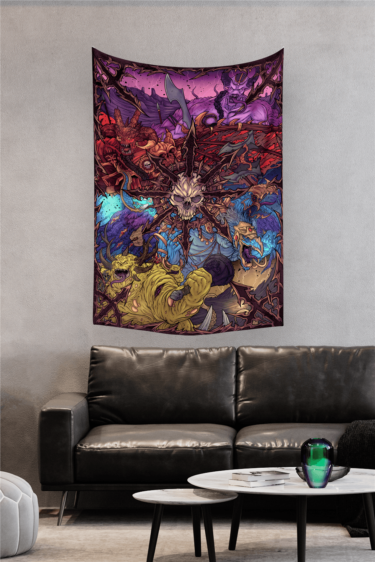 Vagonik Creature War Duvar Örtüsü Halısı