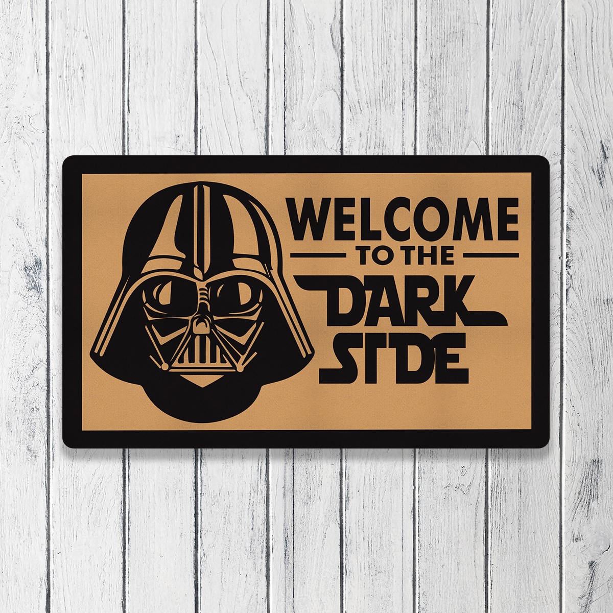 Vagonik Darth Vader Desenli Dijital Baskılı 50x70cm Dekoratif Çok Amaçlı Iç Ve Dış Kapı Paspası