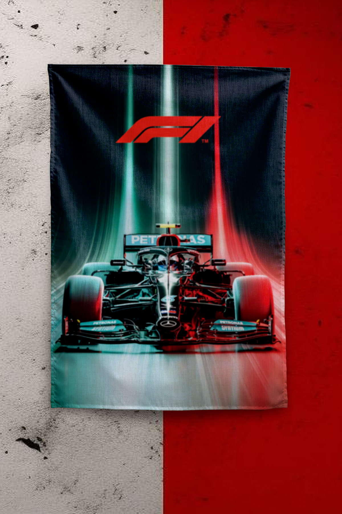 Vagonik F1 Temalı Wall Art Duvar Örtüsü Halısı