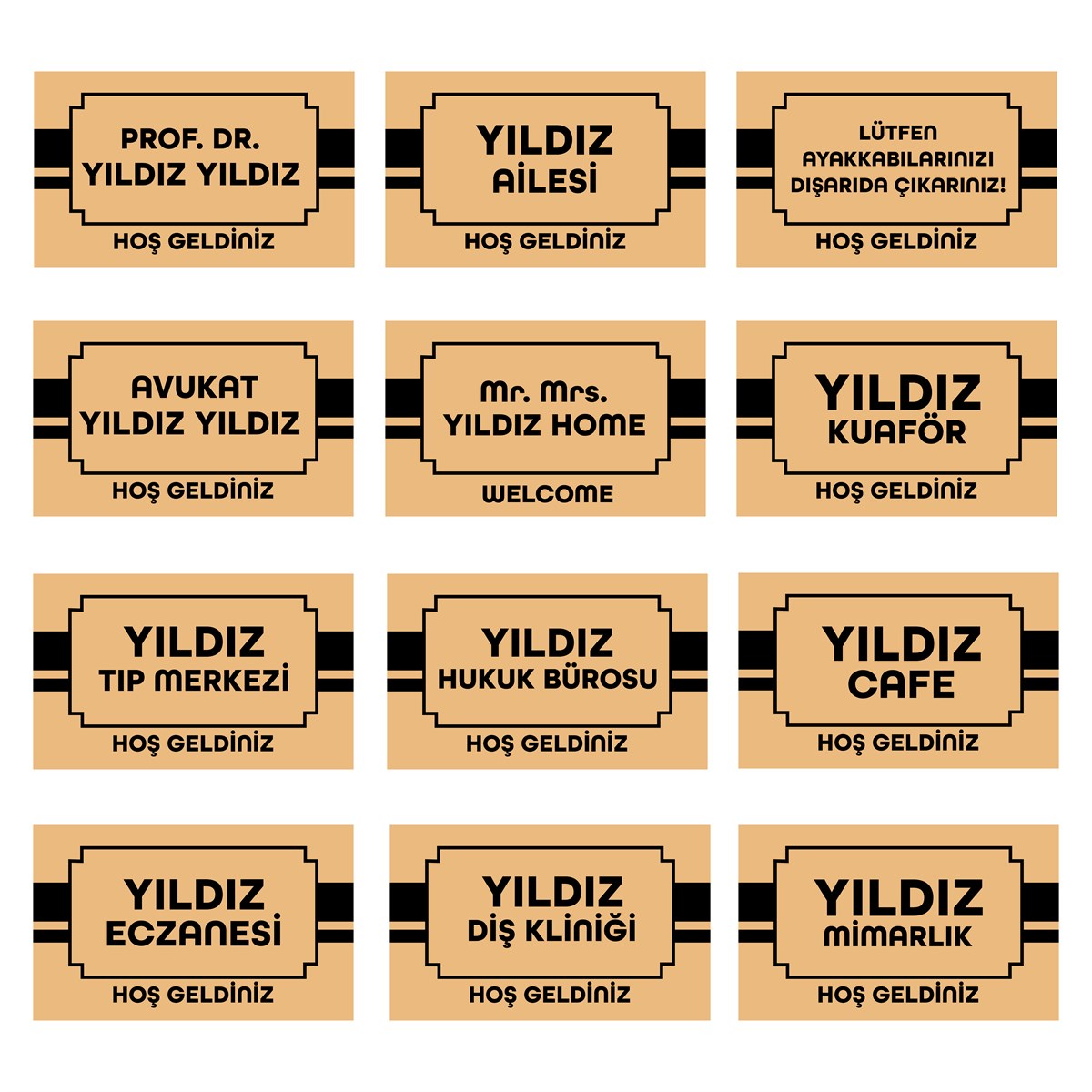 Vagonik Kişiye Ve Firmaya Özel Tasarım Dijital Baskılı 50x70cm Dekoratif Çok Amaçlı Iç Ve Dış Kapı Paspası
