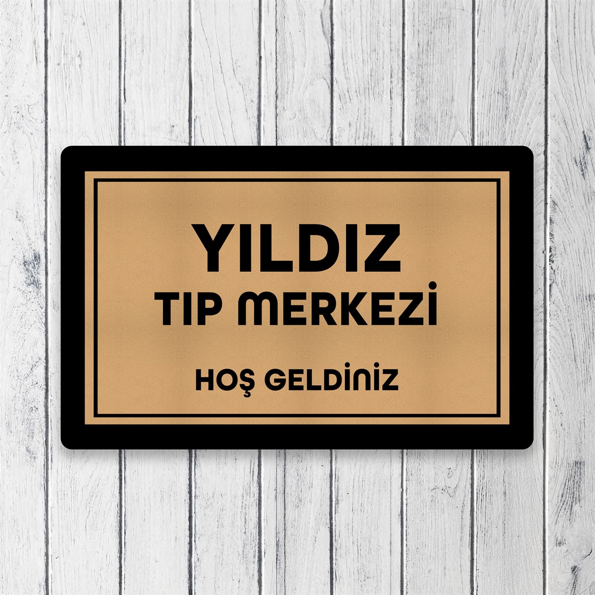 Vagonik Kişiye Ve Firmaya Özel Tasarım Dijital Baskılı 50x70cm Dekoratif Çok Amaçlı Iç Ve Dış Kapı Paspası