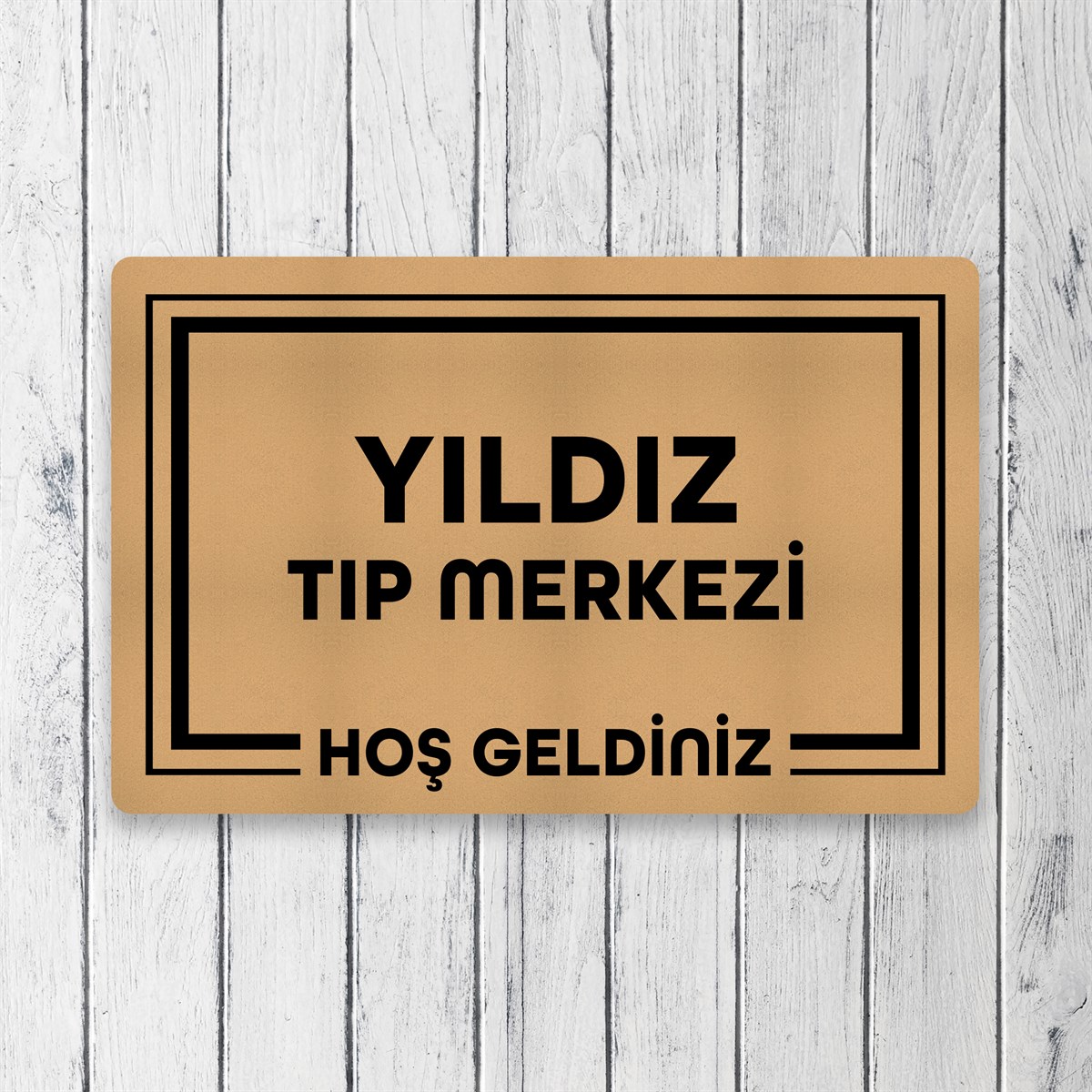 Vagonik Kişiye Ve Firmaya Özel Tasarım Dijital Baskılı 50x70cm Dekoratif Çok Amaçlı Iç Ve Dış Kapı Paspası