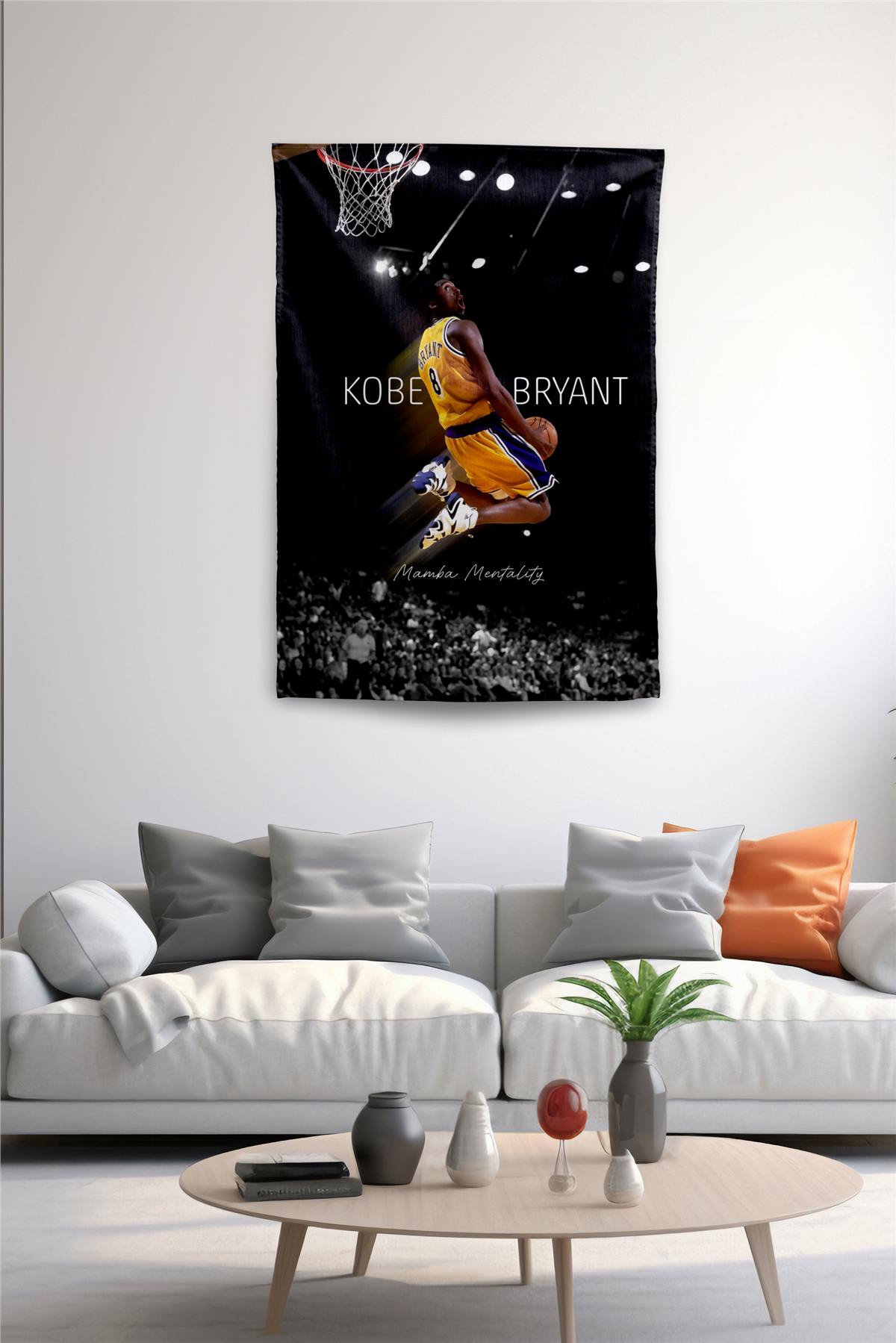 Vagonik Kobe Bryant Basketbol Duvar Örtüsü Duvar Halısı