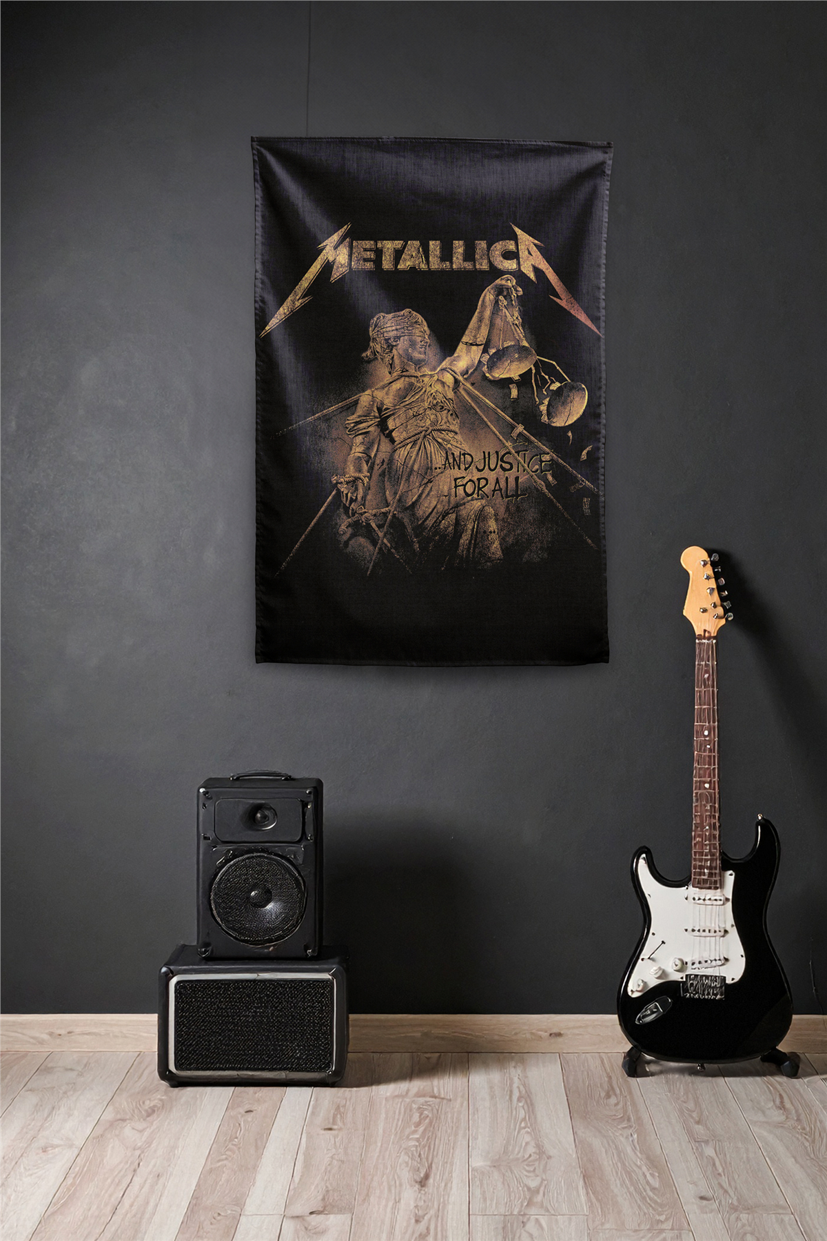 Vagonik Metallica And Justice For All Duvar Örtüsü Duvar Halısı