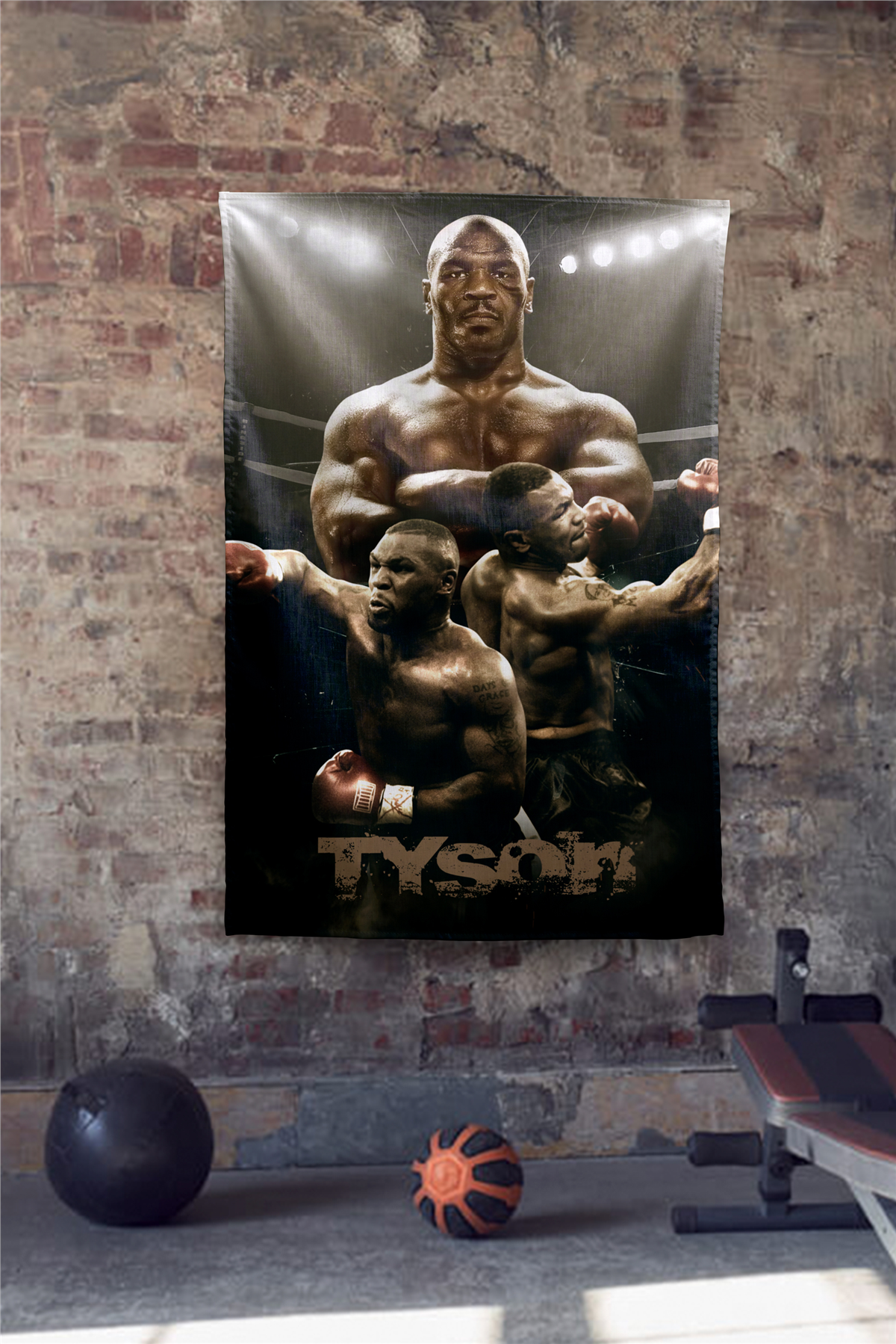 Vagonik Mike Tyson Duvar Örtüsü Duvar Halısı