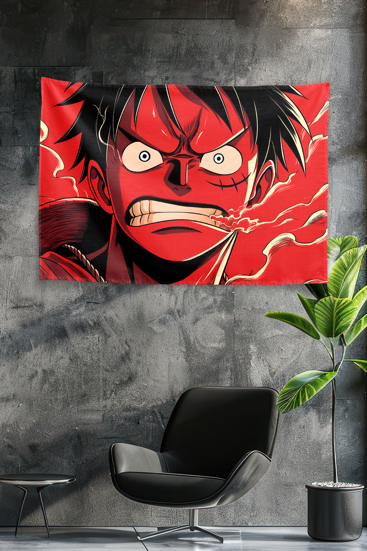 Vagonik One Piece Luffy Fierce Shonen Jump Manga Duvar Örtüsü Tapestry