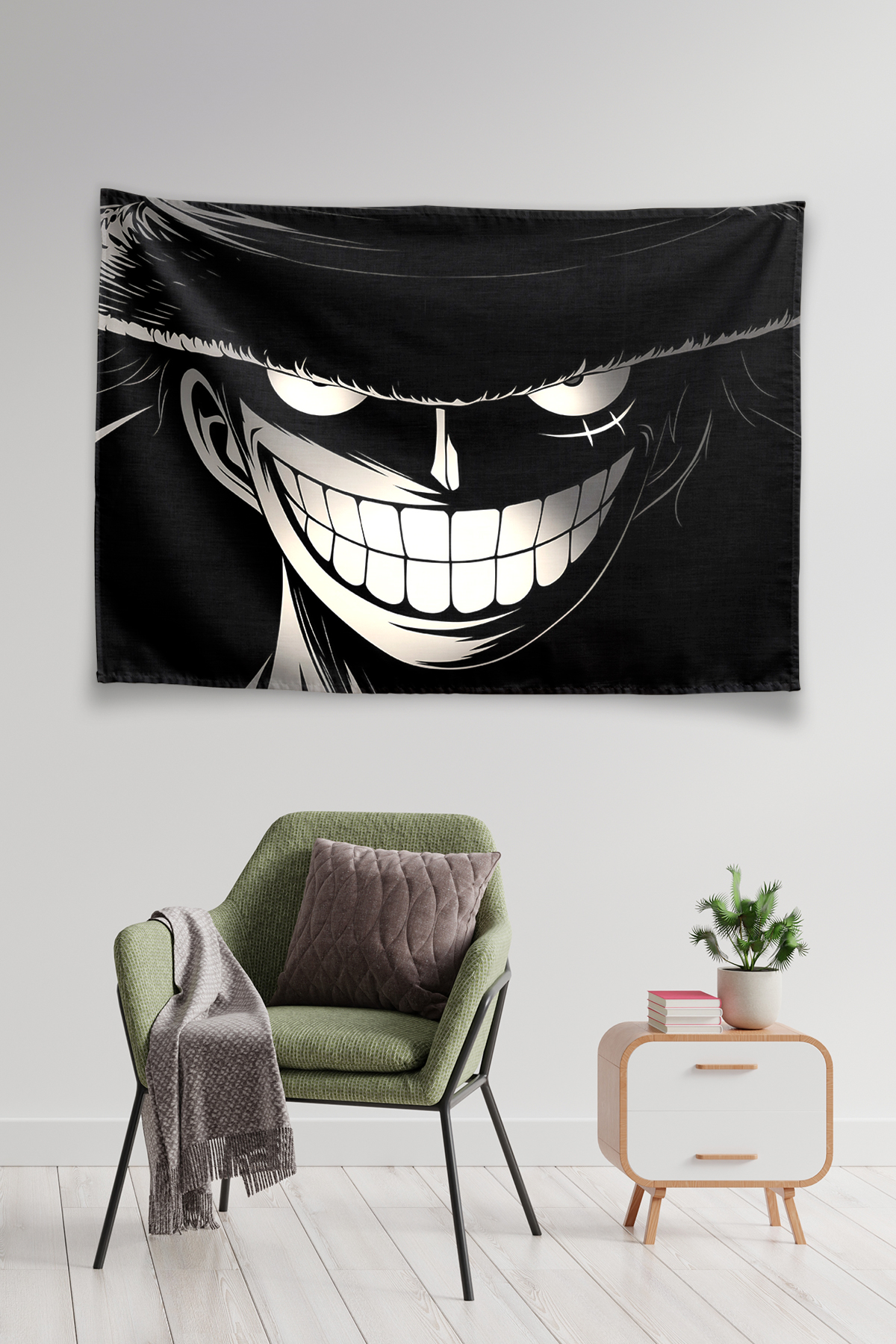 Vagonik One Piece Monkey D Luffy Shadow Pirate Duvar Örtüsü Tapestry