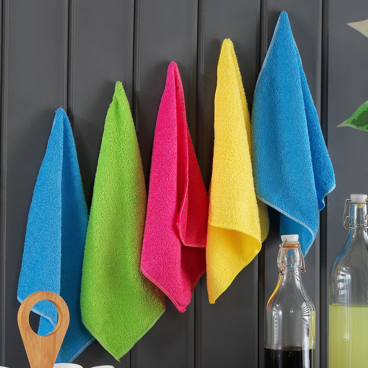 Vagonik Renkli Mikrofiber Temizlik Bezi