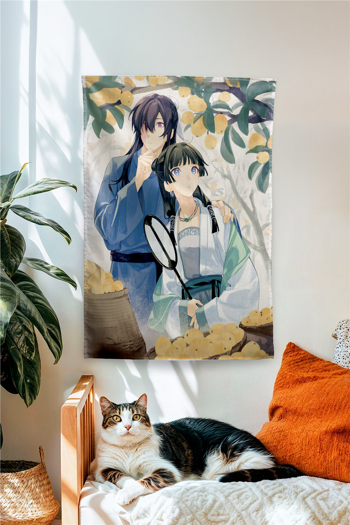 Vagonik Şifacı Günceleri -The Apothecary Diaries Temalı Anime Duvar Örtüsü Tapestry