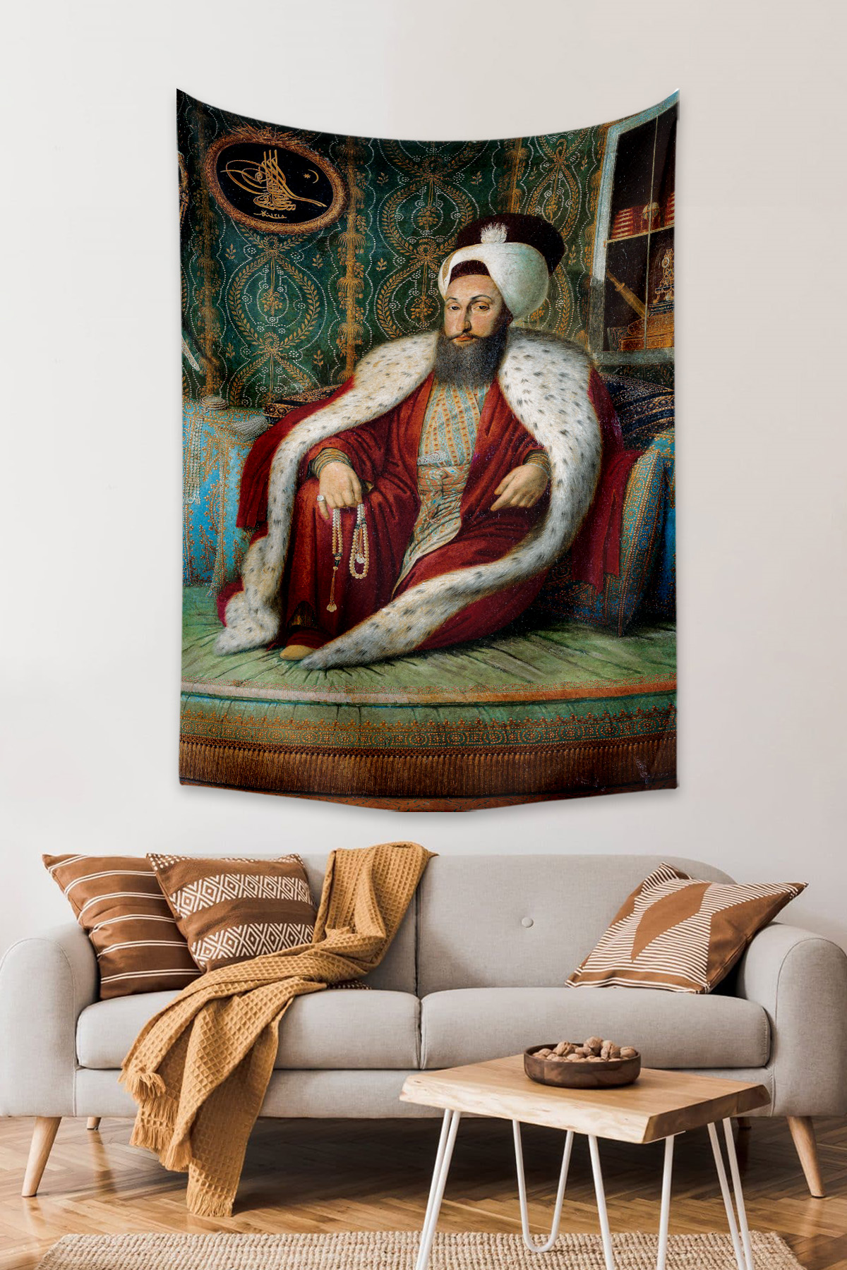 Vagonik Sultan Iıı. Selim Konstantin Kapıdağlı Duvar Örtüsü Halısı