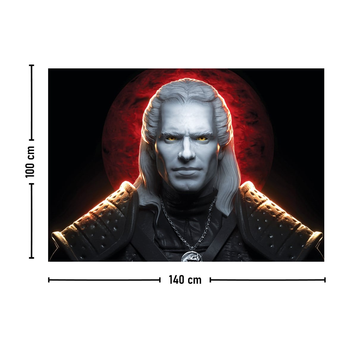 Vagonik The Witcher Duvar Örtüsü Halısı 140 X 100 Cm-70x100 Cm