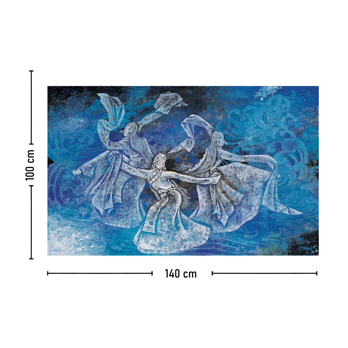 Vagonik Tibet Etnik Desen Budist Thangka Ve Mandala Bohem Duvar Örtüsü Halısı 140x100 Cm-70x100 Cm