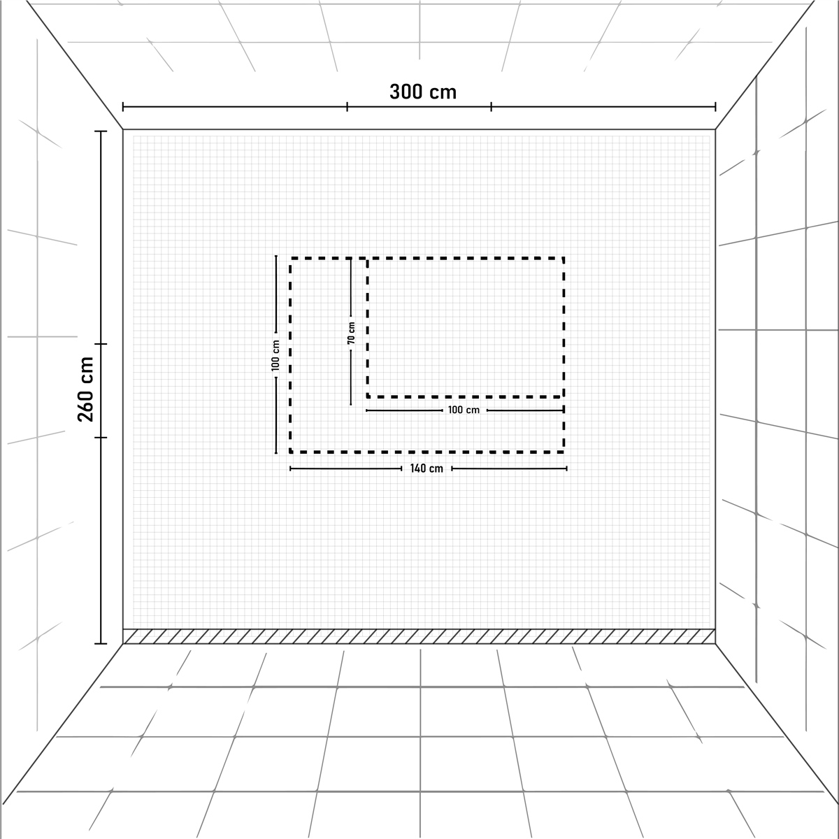 Vagonik Büyük Dalga ve Yıldızlı Gece Duvar Örtüsü Halısı 140 X 100 Cm-70x100 Cm