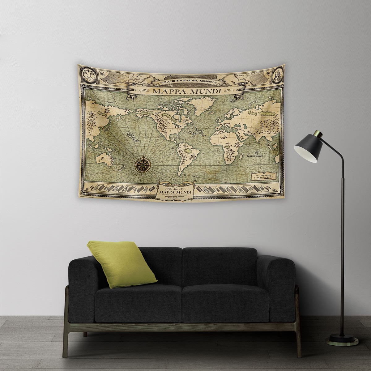 Vagonik Van Gogh Yıldızlı Gece 1 Duvar Örtüsü Halısı 140 X 100 Cm-70x100 Cm