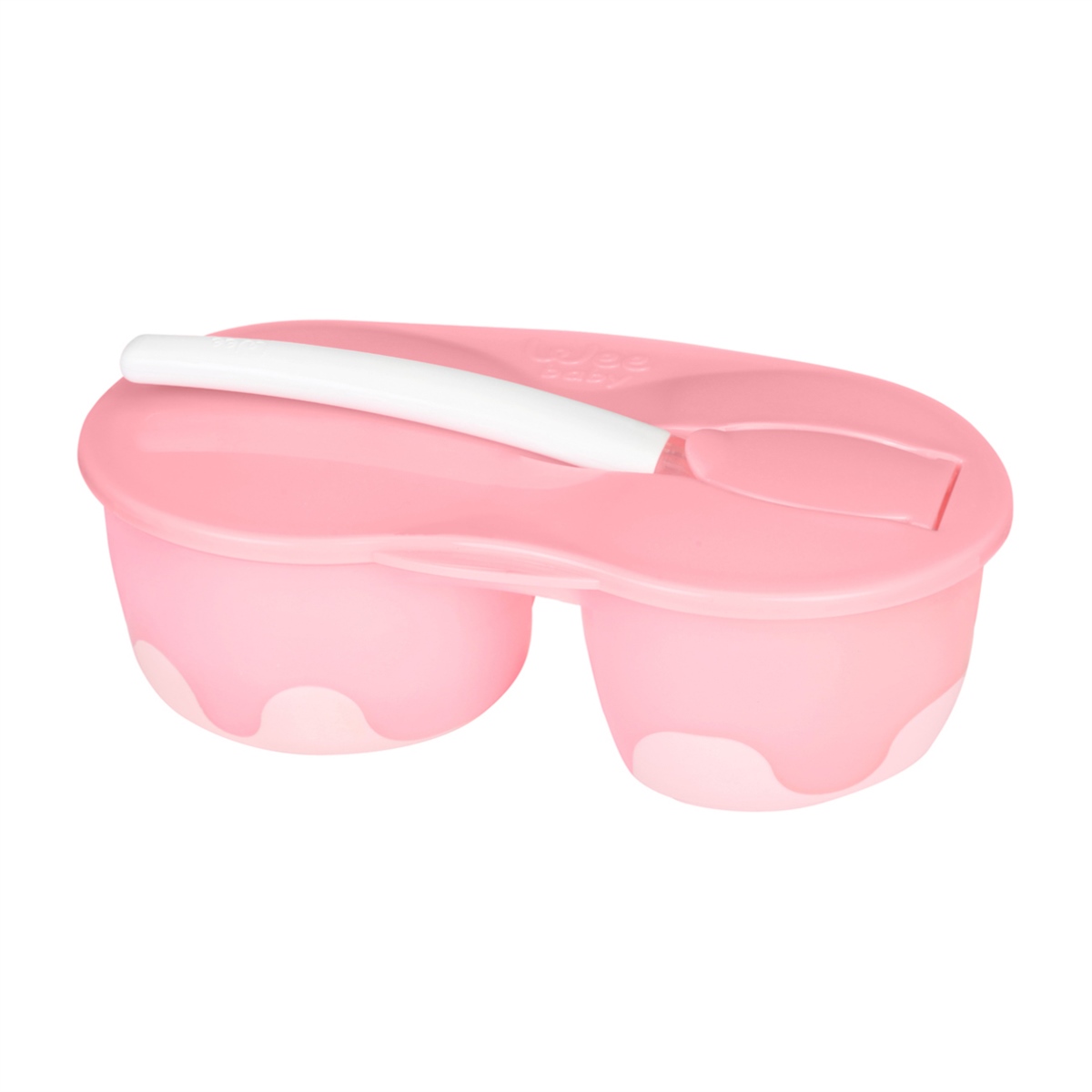 Wee Baby 2 Hazneli Mama Kabı Seti Pembe