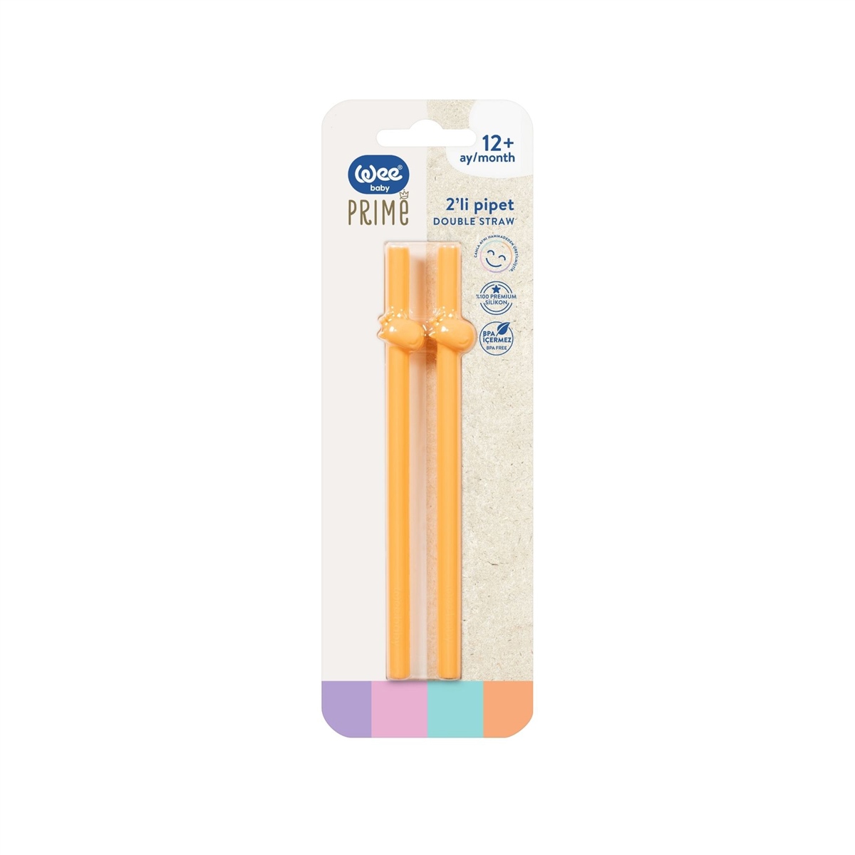 Wee Baby Prime 2li Pipet Turuncu