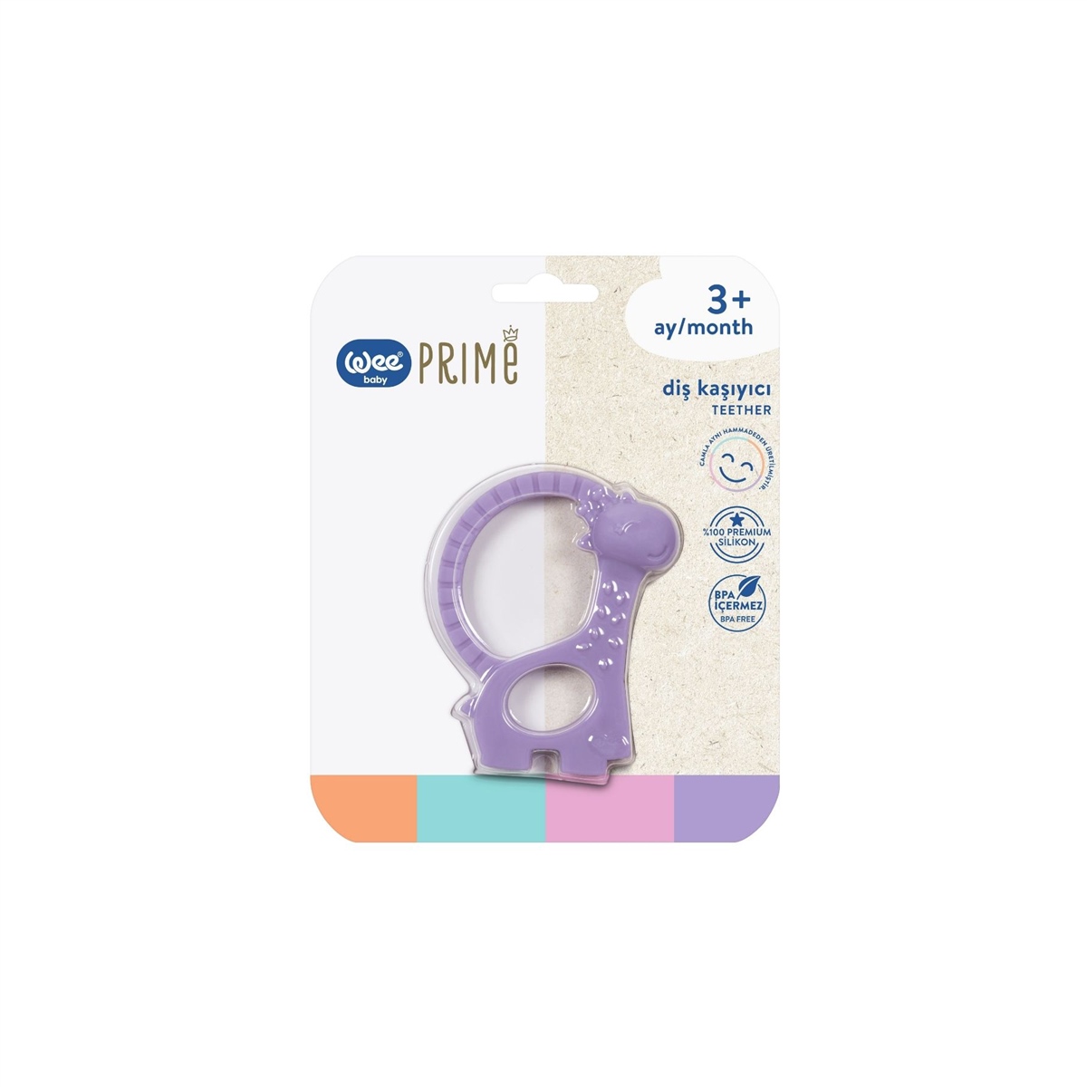 Wee Baby Prime Diş Kaşıyıcı Mor