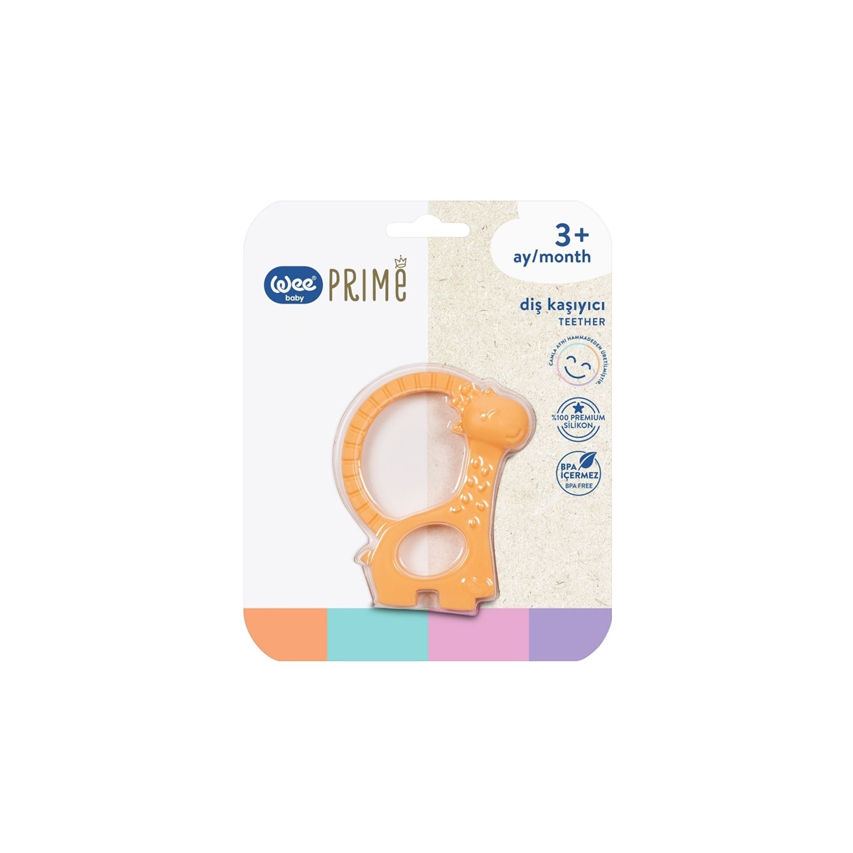 Wee Baby Prime Diş Kaşıyıcı Turuncu