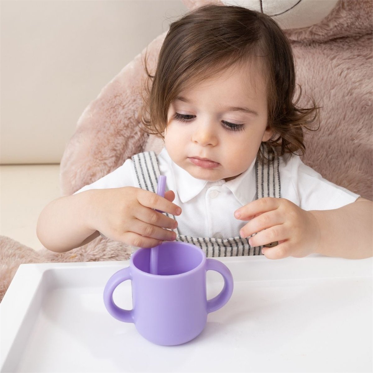 Wee Baby Prime Kulplu Bardak Mor