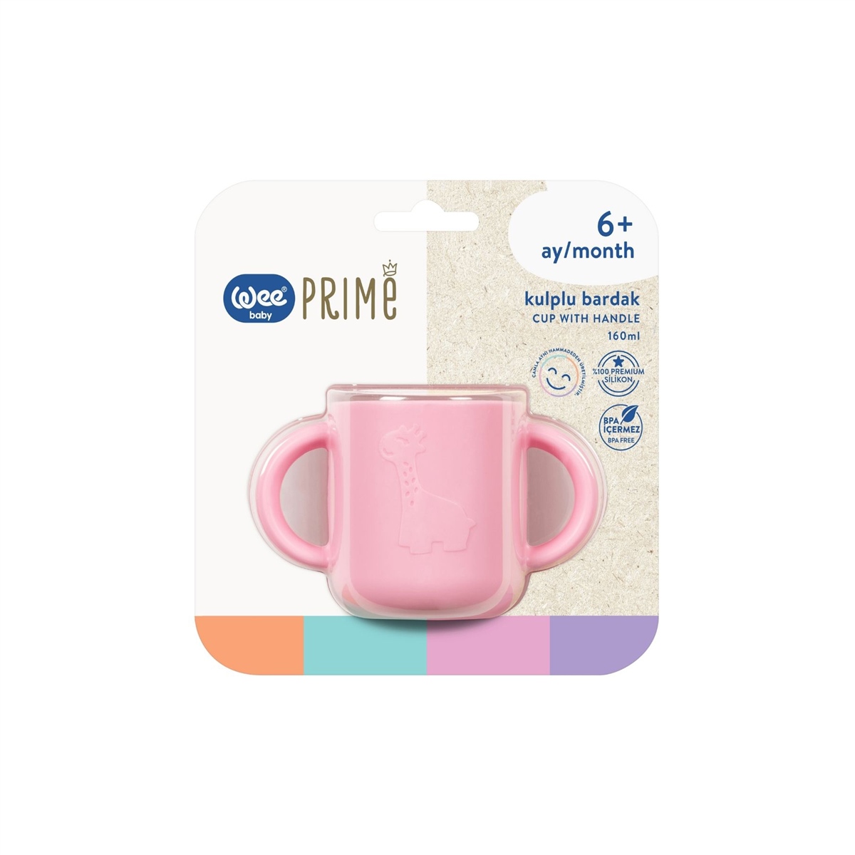 Wee Baby Prime Kulplu Bardak Pembe