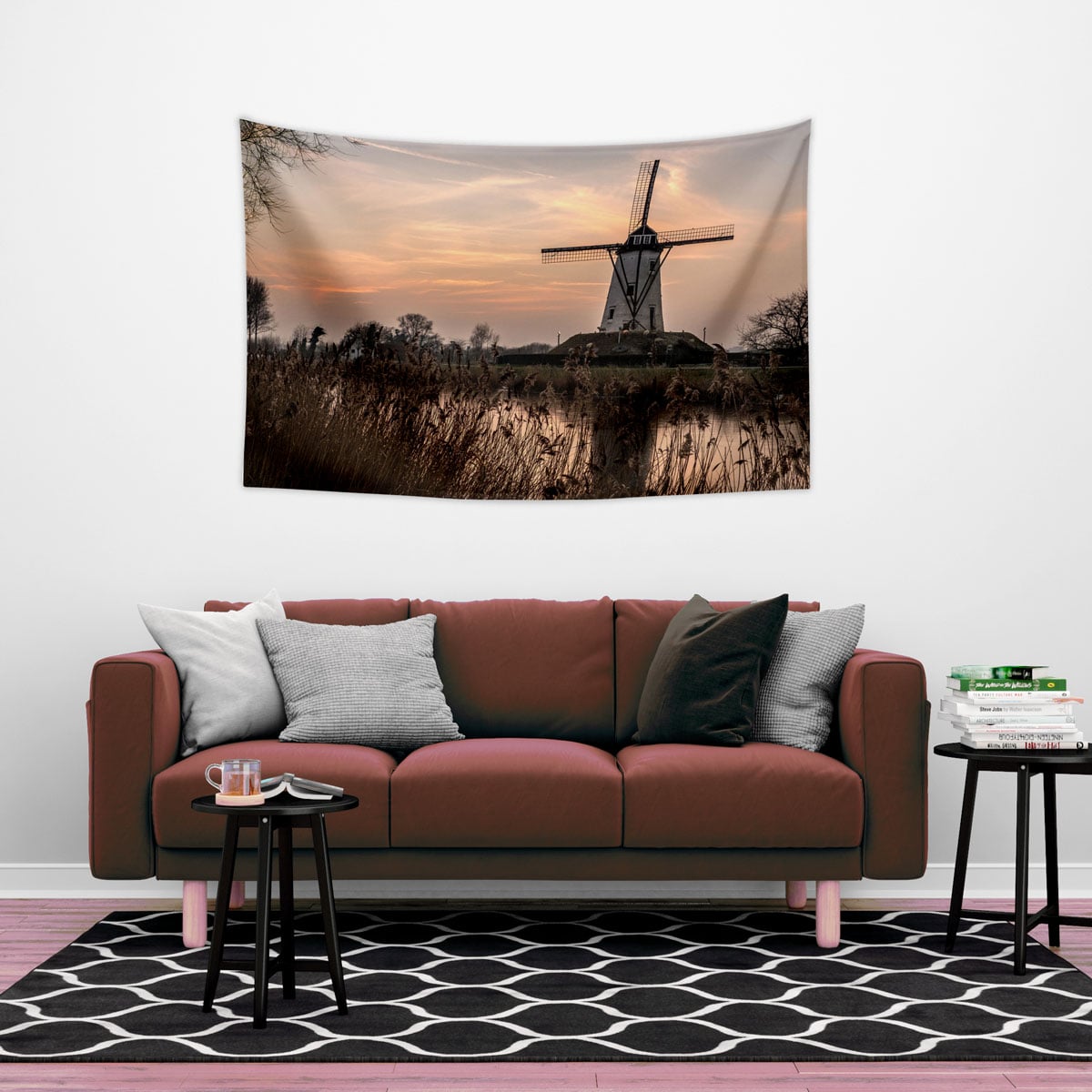 Yel Değirmeni Duvar Örtüsü