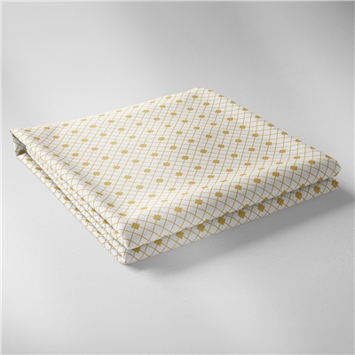 Vagonik Altın Puantiyeli Masa Örtüsü