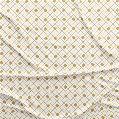 Vagonik Altın Puantiyeli Masa Örtüsü