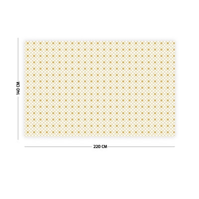 Vagonik Altın Puantiyeli Masa Örtüsü