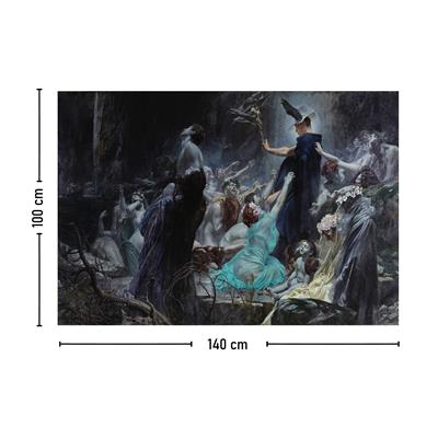 Acheron Kıyısında Ruhlar Tablosu Duvar Örtüsü Halısı 70x100, 100x140, 140x200