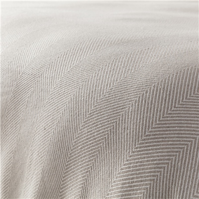 Vagonik Balık Sırtı Desenli Çift Kişilik Yatak Örtüsü 200x230 Cm Bej