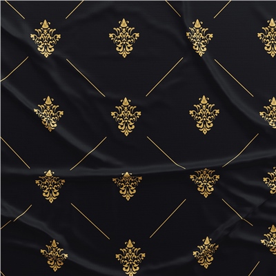 Vagonik Damask Desenli Masa Örtüsü