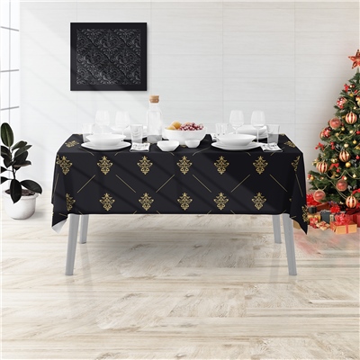 Vagonik Damask Desenli Masa Örtüsü