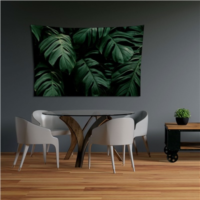 Vagonik Deve Tabanı Yaprak Duvar Örtüsü