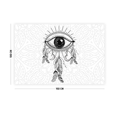 Vagonik Dream Catcher Göz Duvar Örtüsü