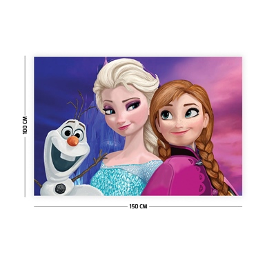 Vagonik Elsa ve Anna Duvar Örtüsü