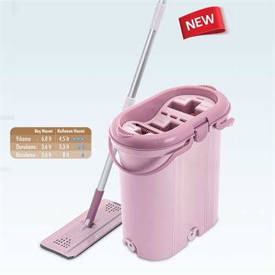 Flora Trio Tablet Mop Seti 3 Bölmeli