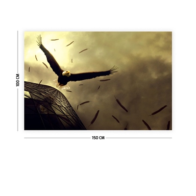 Vagonik Gökyüzü ve Kartal Duvar Örtüsü