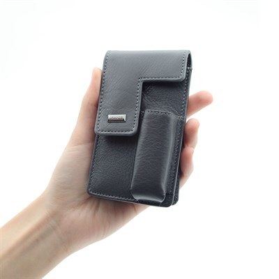 Grande Hakiki Deri Özel Tasarım Sigaralık - Gri