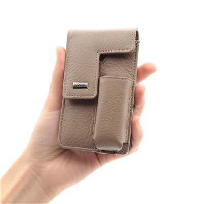 Grande Hakiki Deri Özel Tasarım Sigaralık - Vizon