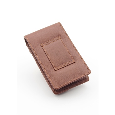 Grande Hakiki Deri Özel Tasarım Sigaralık - Taba