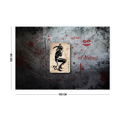 Vagonik Joker Kart Duvar Örtüsü