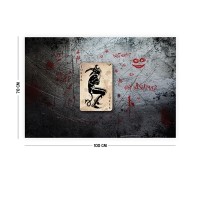 Vagonik Joker Kart Duvar Örtüsü