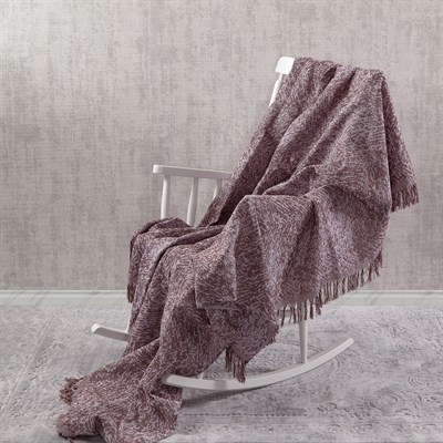 Vagonik Linen Çok Amaçlı Sık Dokuma Bordo Koltuk Örtüsü 170x220 cm