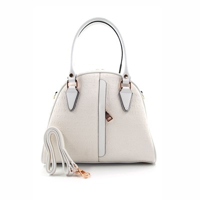 LOS ANGELES POLO CLUB Kadın Yeni Sezon 5 Bölmeli Beyaz El Ve Omuz Çantası