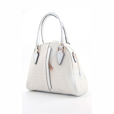 LOS ANGELES POLO CLUB Kadın Yeni Sezon 5 Bölmeli Beyaz El Ve Omuz Çantası