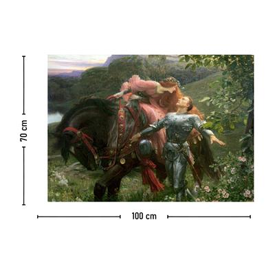 Merhametsiz Güzel Kadın John William Waterhouse Tablosu Duvar Örtüsü Halısı 70x100, 100x140, 140x200