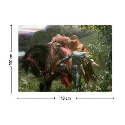 Merhametsiz Güzel Kadın John William Waterhouse Tablosu Duvar Örtüsü Halısı 70x100, 100x140, 140x200