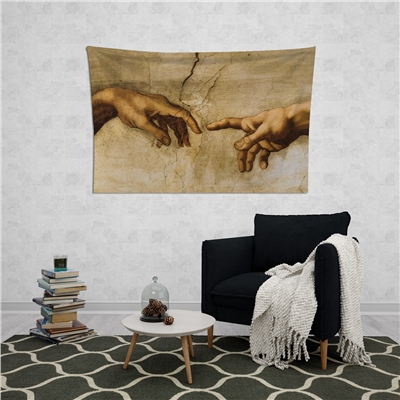 Vagonik Michelangelo Eller Duvar Örtüsü